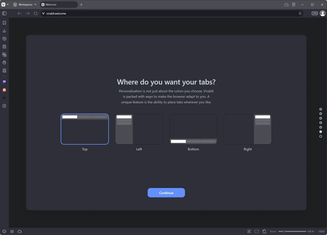 Vivaldi — لقطة شاشة 3